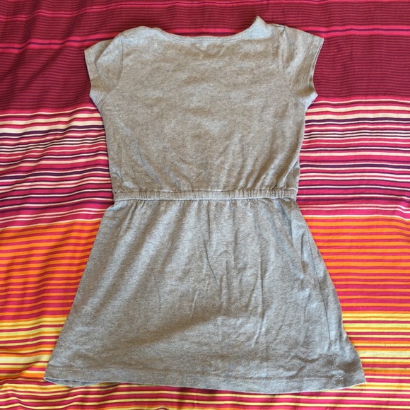 Pretty little gray dress with white flowers SIZE SMALL 10$ - Picture 2 of 3